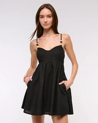 Beaded Sweetheart Babydoll Skort