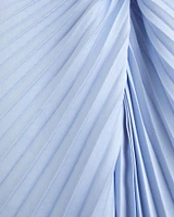The A&F Giselle Pleated One-Shoulder Cutout Maxi Dress
