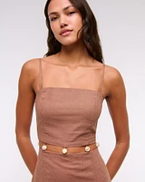 Beaded Strapless Mini Dress