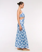The A&F Julia Slip Cutout Maxi Dress