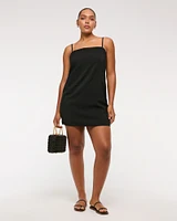 Straight Neck Slip Skort