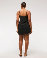 Straight Neck Slip Skort