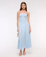 Knit Tube Drop-Waist Maxi Dress