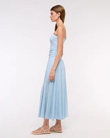 Knit Tube Drop-Waist Maxi Dress