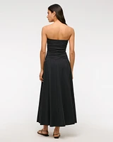 Knit Tube Drop-Waist Maxi Dress