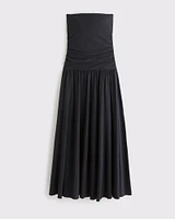 Knit Tube Drop-Waist Maxi Dress