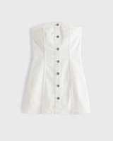 The A&F Mara Strapless Denim Mini Dress