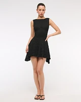 Slash Lace Mini Dress