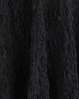 Slash Lace Mini Dress
