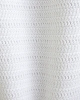 Crochet-Style Midi Dress