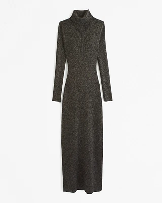 Turtleneck Maxi Sweater Dress