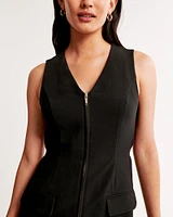 The A&F Mara Zip-Up Mini Dress