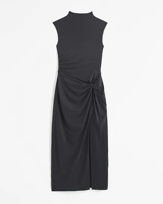 The A&F Paloma Draped Midi Dress