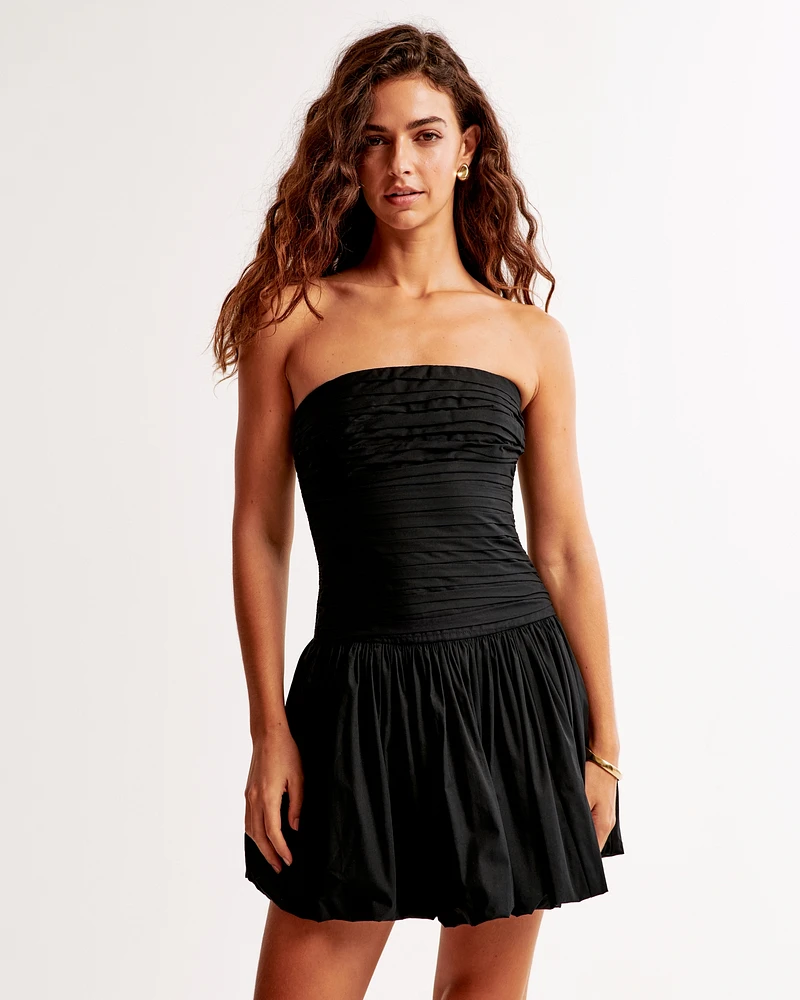 The A&F Emerson Bubble Hem Mini Dress