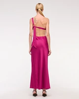 Tie-Back Slip Maxi Dress