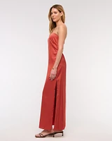 Strapless Slip Maxi Dress