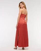 Strapless Slip Maxi Dress