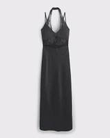 The A&F Julia Slip Lace Halter Maxi Dress