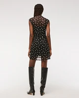 The A&F Paloma Mesh Mini Dress