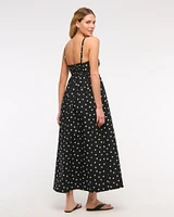 Sweetheart Babydoll Maxi Dress