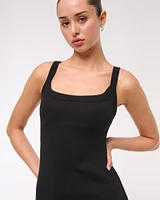 Bra-Free Essential 90s Rib Mini Dress