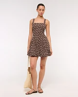 The A&F Mila Bubble Hem Mini Skort