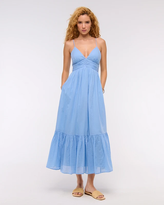 Abercrombie Kids Bra-Free Flowy Tie-Back Maxi Dress | Arden Fair Abercrombie Kids Bra-Free Flowy Tie-Back Maxi Dress | Arden Fair