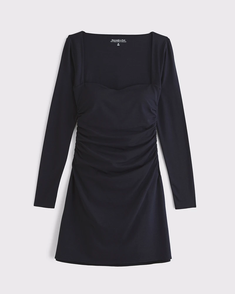 Bra-Free Sweetheart Knit Mini Dress