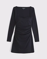 Bra-Free Sweetheart Knit Mini Dress