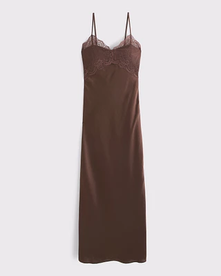 The A&F Julia Slip Lace Maxi Dress