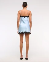 Lace Slip Mini Dress
