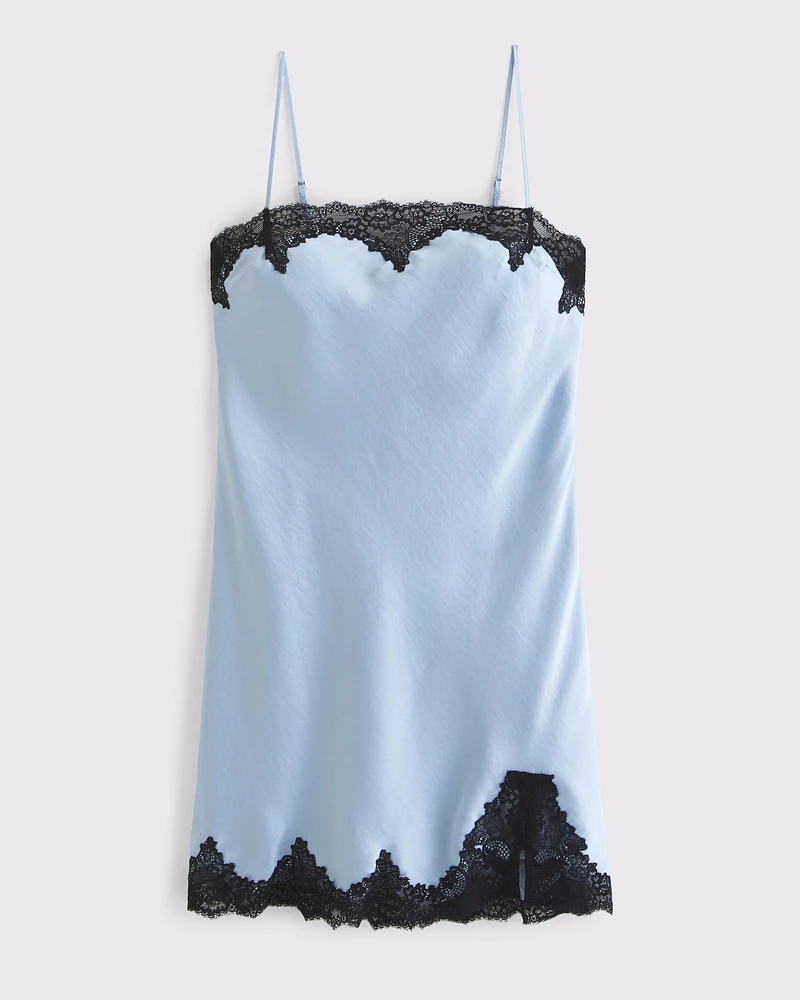 Lace Slip Mini Dress