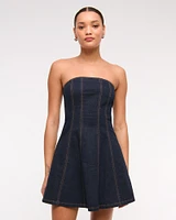 The A&F Mila Denim Mini Dress