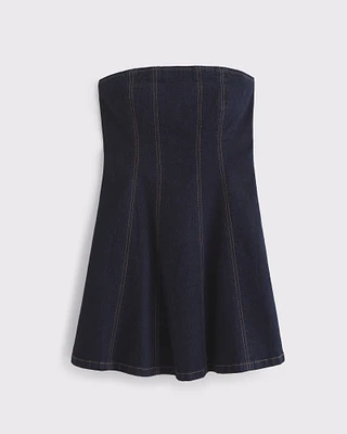 The A&F Mila Denim Mini Dress