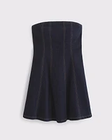 The A&F Mila Denim Mini Dress