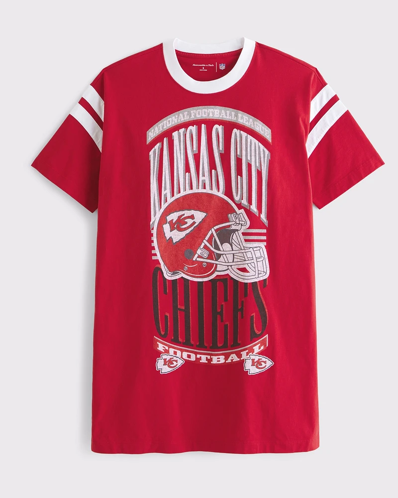 Kansas City Chiefs Graphic Tee Mini Dress