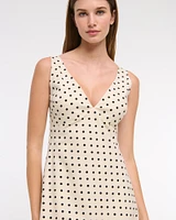 Bra-Free V-Neck Mini Dress