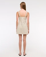 Bra-Free V-Neck Mini Dress