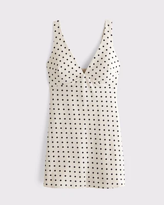 Bra-Free V-Neck Mini Dress
