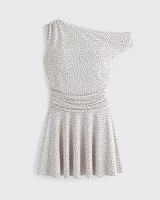 Bra-Free One-Shoulder Mini Dress