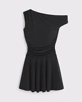 Bra-Free One-Shoulder Mini Dress