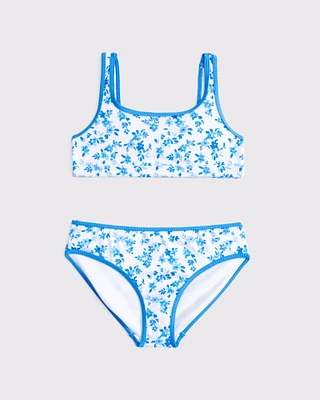 scoopneck two-piece swimsuit