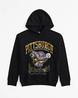 baltimore ravens graphic popover hoodie