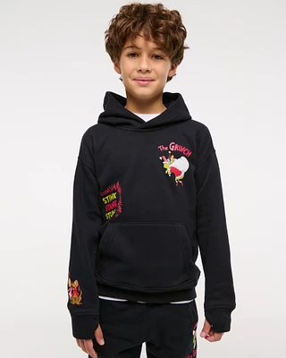 the grinch graphic popover hoodie
