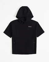 ypb neoknit active logo short-sleeve  hoodie