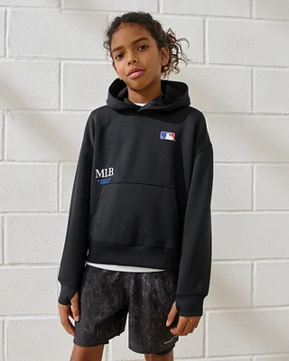 ypb neoknit mlb graphic popover hoodie