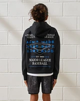 ypb neoknit mlb graphic popover hoodie