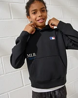 ypb neoknit mlb graphic popover hoodie