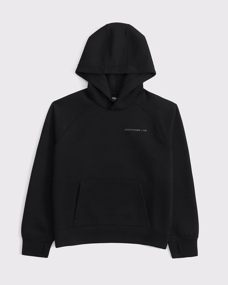 ypb neoknit logo popover hoodie