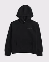 ypb neoknit logo popover hoodie